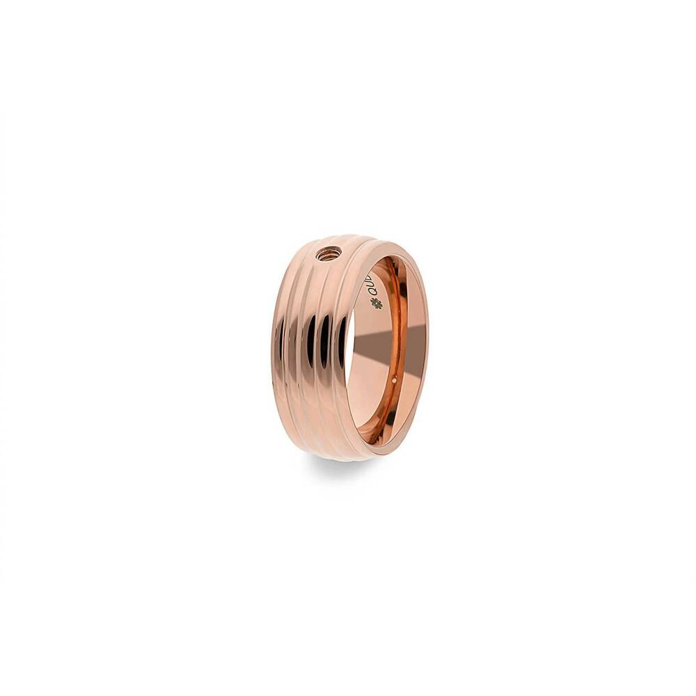 NEW QUDO women's sanza ring in rose gold
